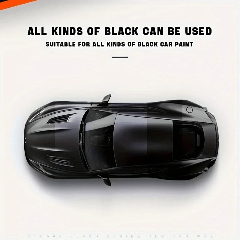 Cire noire pour voiture : protection de la peinture et réparation des rayures - Vernis céramique, brillance durable, utilisation facile, convient à toutes les voitures