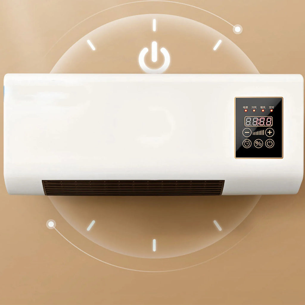 Climatiseur mural Portable 2 en 1, 1800W, frais et chaud, double usage, avec télécommande, pour la maison et la chambre à coucher