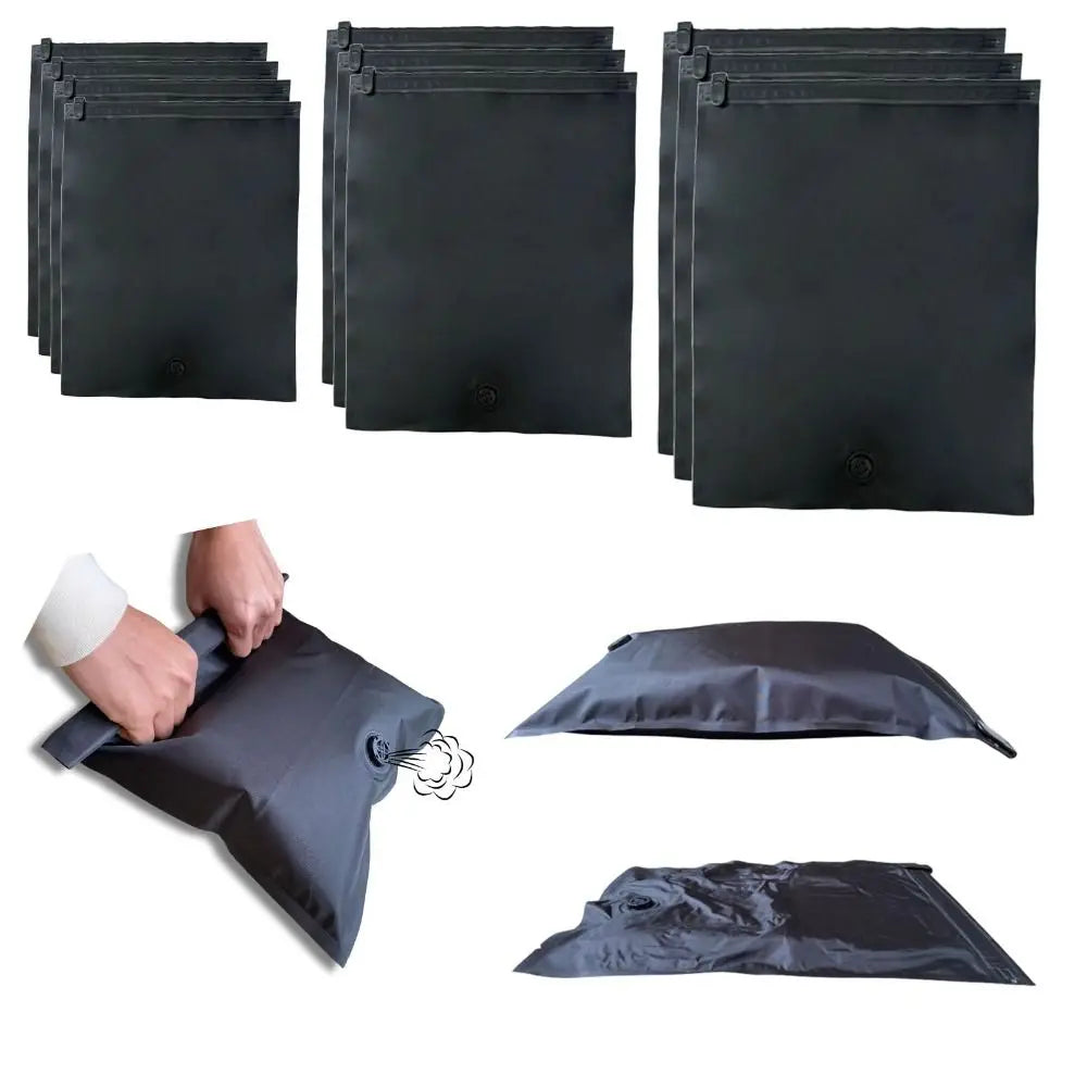Sac de rangement sous vide pour bagages, sacs sous vide réutilisables en rouleau pour voyage, sac de Compression sous vide étanche, gain de place