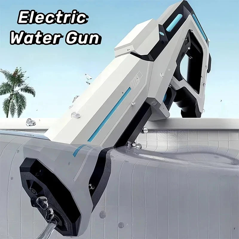 Pistolets à eau électriques pour adultes, puissant gicleur, aspiration automatique d'eau, jouet de plage en plein air d'été pour garçons, cadeau pour enfants