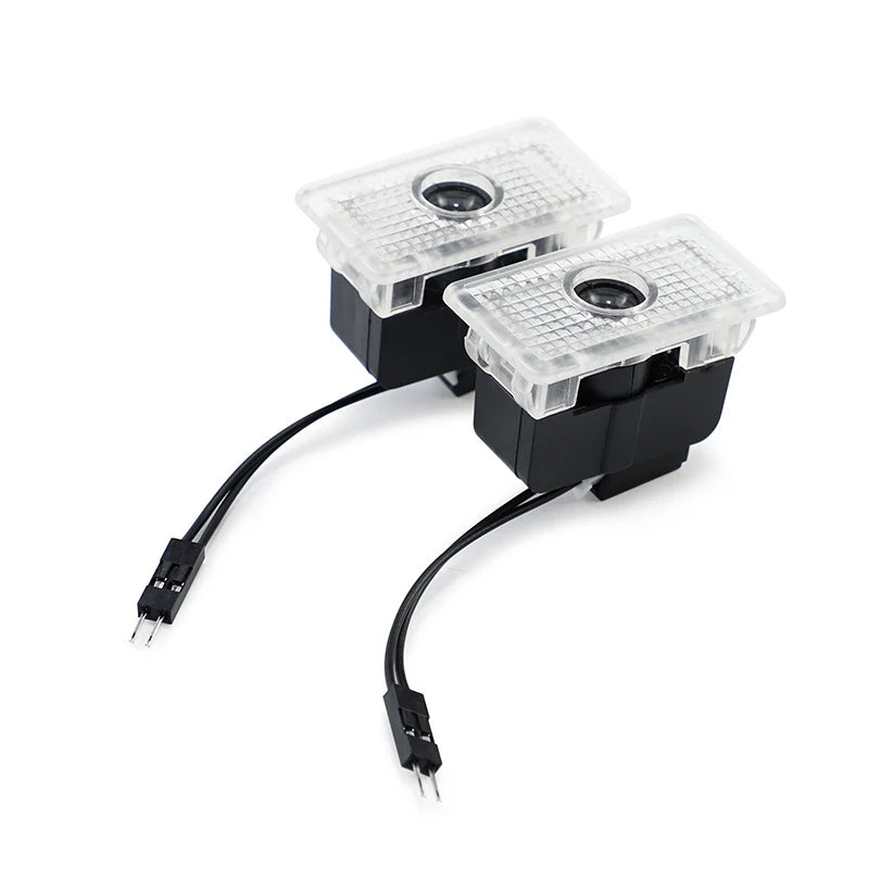 Projecteurs de bienvenue pour portières de voiture, 2 pièces, accessoires pour Peugeot 206 307 308 207 3008 208 407 508 2008 5008 301