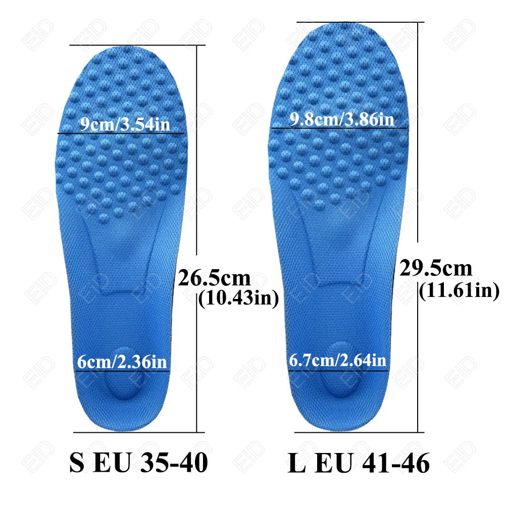 Semelles orthopédiques en gel de qualité supérieure unisexe, pied plat 4WD, semelle de santé pour chaussures, insertion de coussin de soutien de la voûte plantaire pour fasciite plantaire