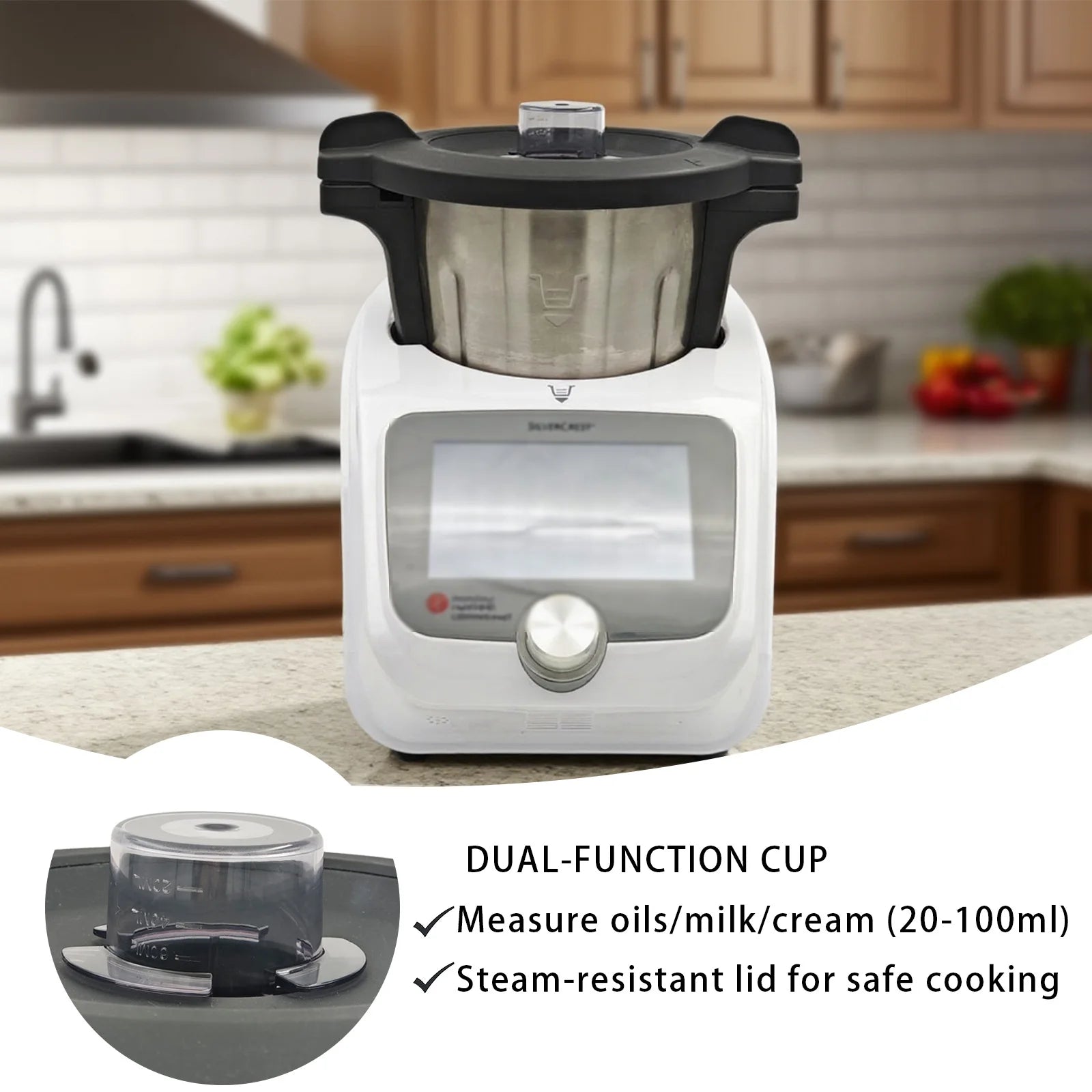 Couvercle de tasse à mesurer de 100ML