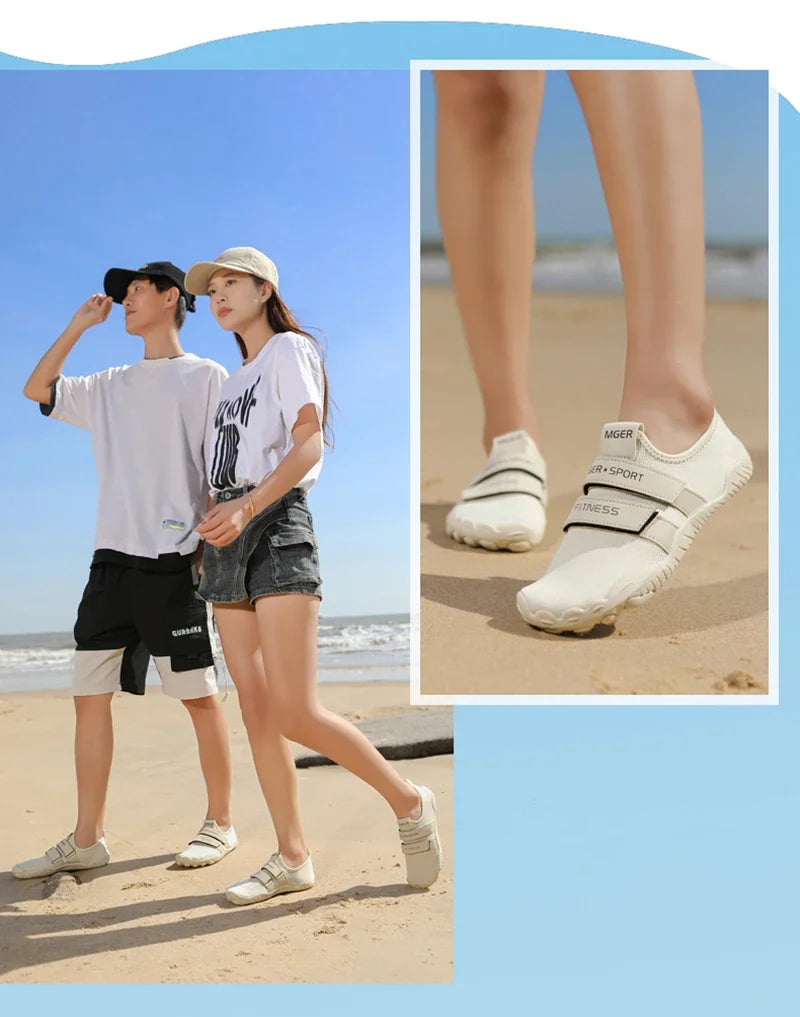 Chaussures d'eau élastiques à séchage rapide pour femmes et hommes, baskets de plage nu-pieds, pataugeoire de natation, randonnée en plein air, été