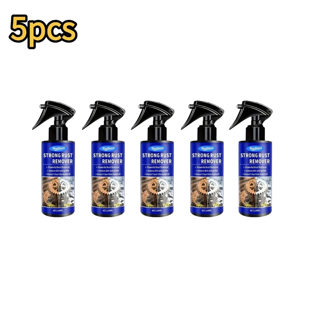 Décapant de Rouille pour Voiture, Spray Dégrippant Rapide pour Tuyaux d'Échappement, Entretien des Jantes de Voiture, Nettoyant pour Métal et Agent Anti-Taches de Poussière de Fer