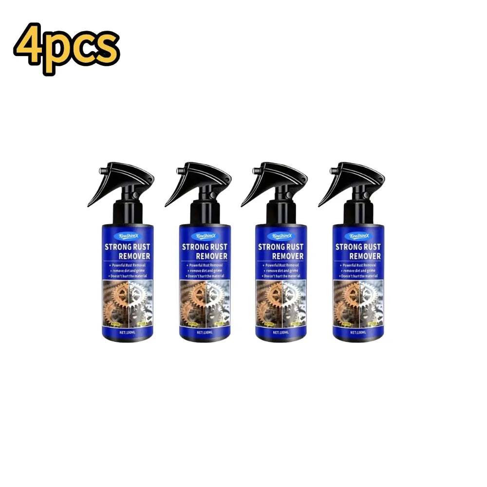 Décapant de Rouille pour Voiture, Spray Dégrippant Rapide pour Tuyaux d'Échappement, Entretien des Jantes de Voiture, Nettoyant pour Métal et Agent Anti-Taches de Poussière de Fer