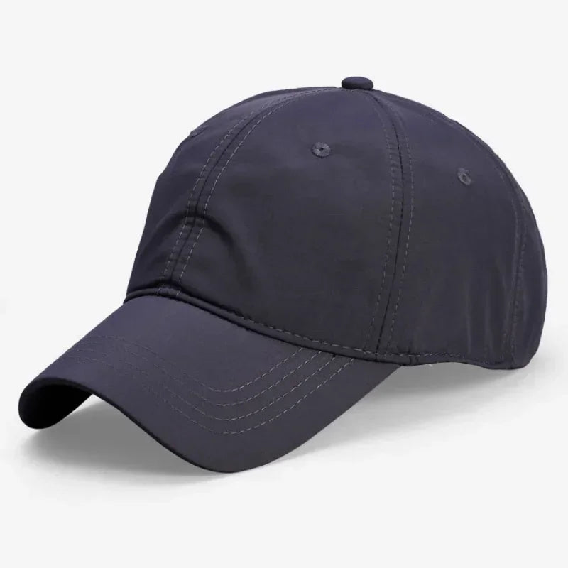 Casquette de Baseball à séchage rapide pour hommes, grande taille 63-67cm, chapeau de papa respirant, grande taille, couronne souple réglable, casquette de course unisexe, nouvelle collection