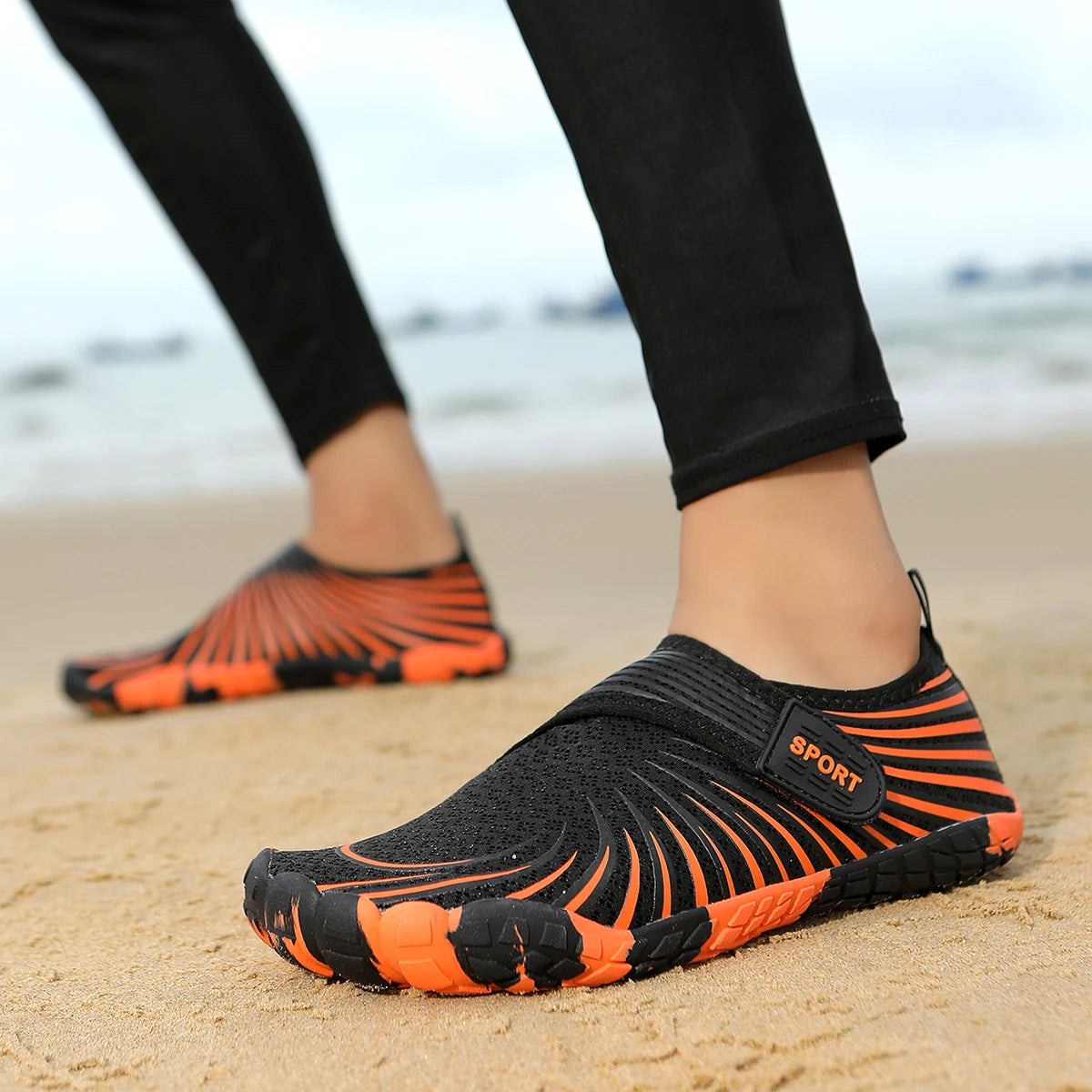 Chaussures d'eau pour hommes et femmes, pieds nus, chaussettes aquatiques à séchage rapide, chaussures de Sport athlétiques en plein air pour kayak, bateau, randonnée, surf, marche