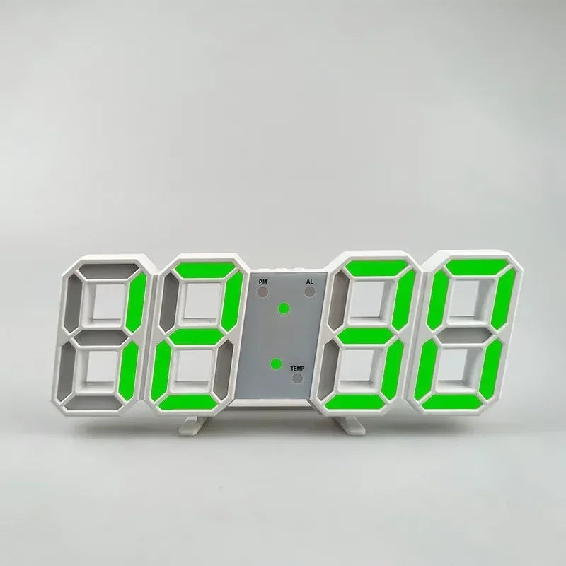 Décoration numérique pour chambre à coucher, montres de bureau, horloge murale Led, alarme de salon, maison moderne et décoration, décor de Table électronique