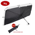 Pare-soleil pliable pour pare-brise de voiture, pare-soleil de voiture, protection intérieure, parasol automatique, couvertures avant de parapluie, pièces d'accessoires polyvalents