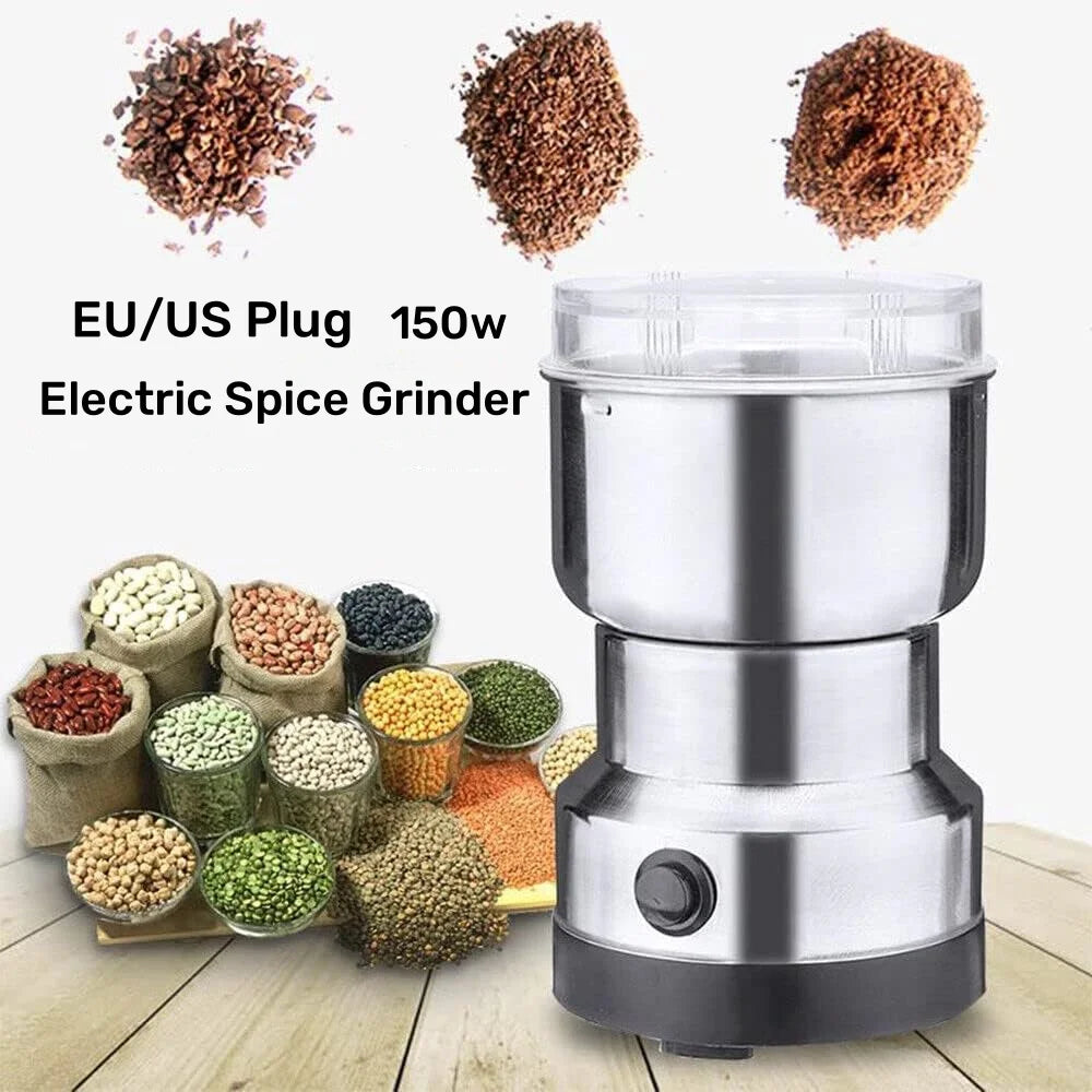 Moulin à grains multifonctionnel 4 lames pour cuisine, broyeur de café électrique domestique, mixeur de saveurs pour noix et haricots