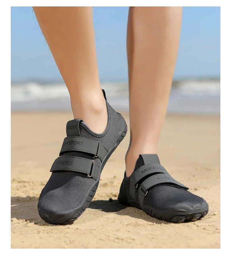 Chaussures d'eau élastiques à séchage rapide pour femmes et hommes, baskets de plage nu-pieds, pataugeoire de natation, randonnée en plein air, été