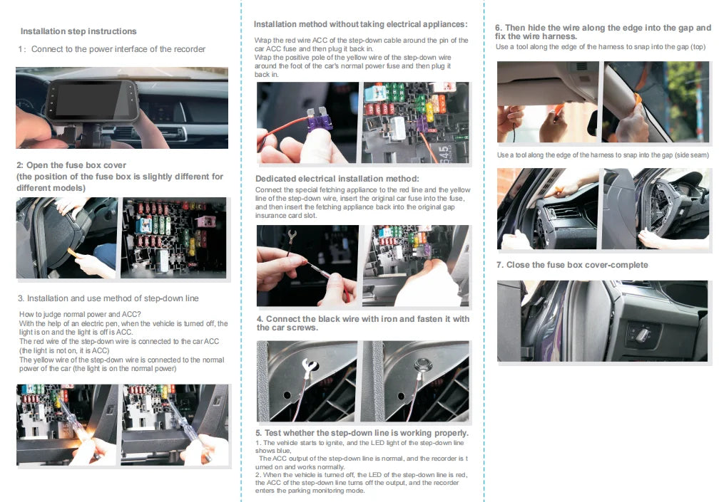 Caméra de tableau de bord de voiture 4 canaux boîte noire caméra de conduite FHD 1080P avant gauche droite arrière Vision nocturne enregistrement en boucle ajouter kit de fil dur