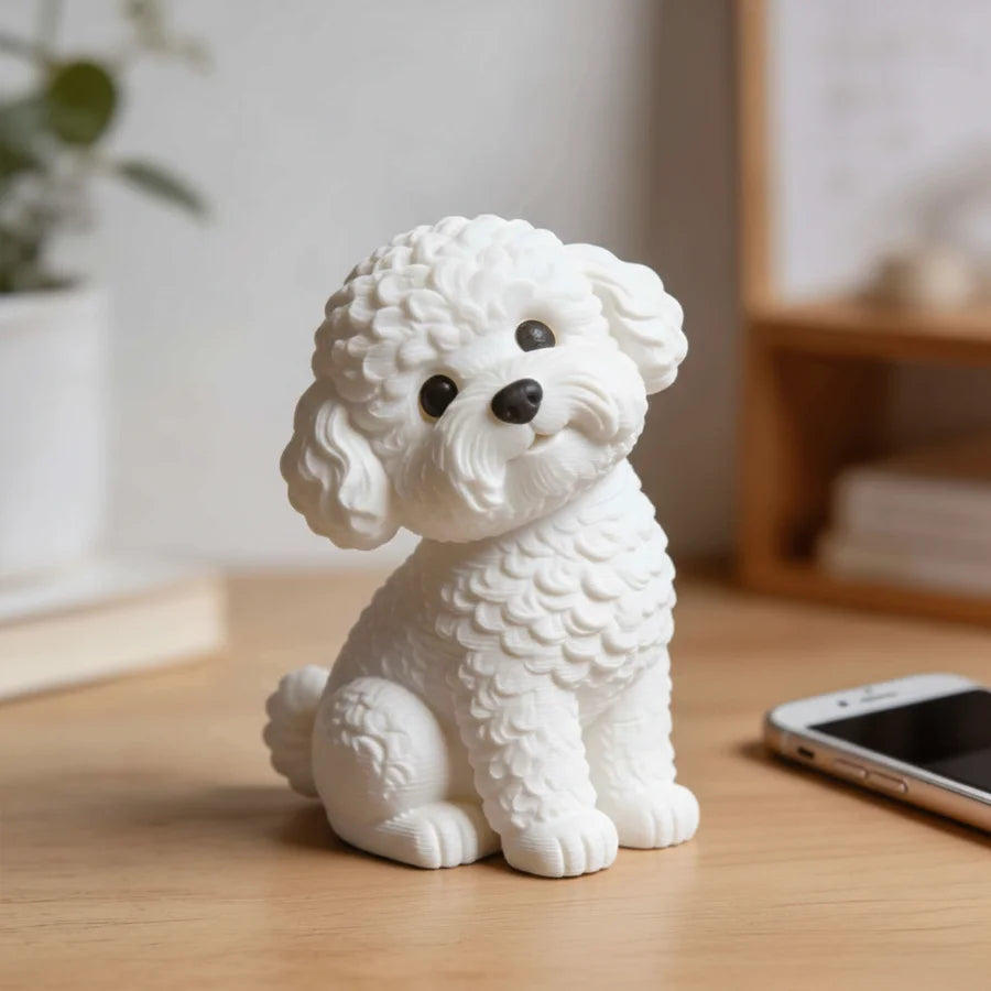 Ornements mignons pour chiens, figurines de chiens miniatures, décorations de chambre, décorations de scène, fournitures de mariage, décorations de bureau