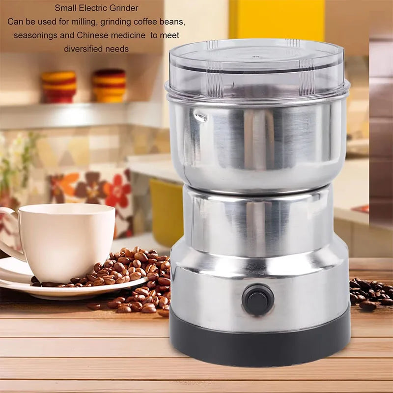 Moulin à grains multifonctionnel 4 lames pour cuisine, broyeur de café électrique domestique, mixeur de saveurs pour noix et haricots
