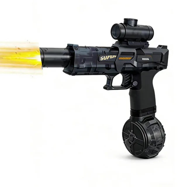 Pistolet à eau électrique LED pour enfants, simulation de souris de la neige, grande capacité, tir continu automatique