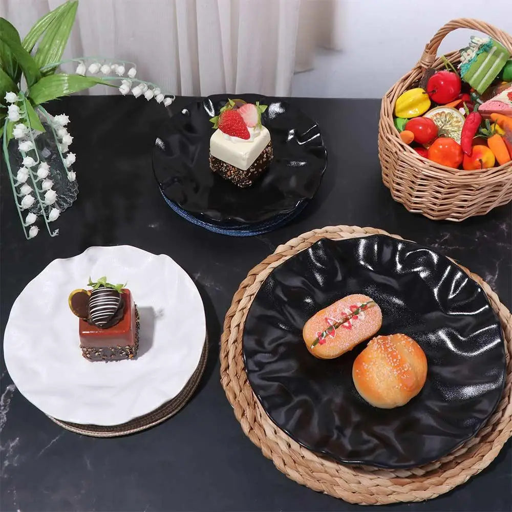 Assiette en céramique pour cuisine occidentale, créative, multifonctionnelle, réutilisable, pour steak et pain