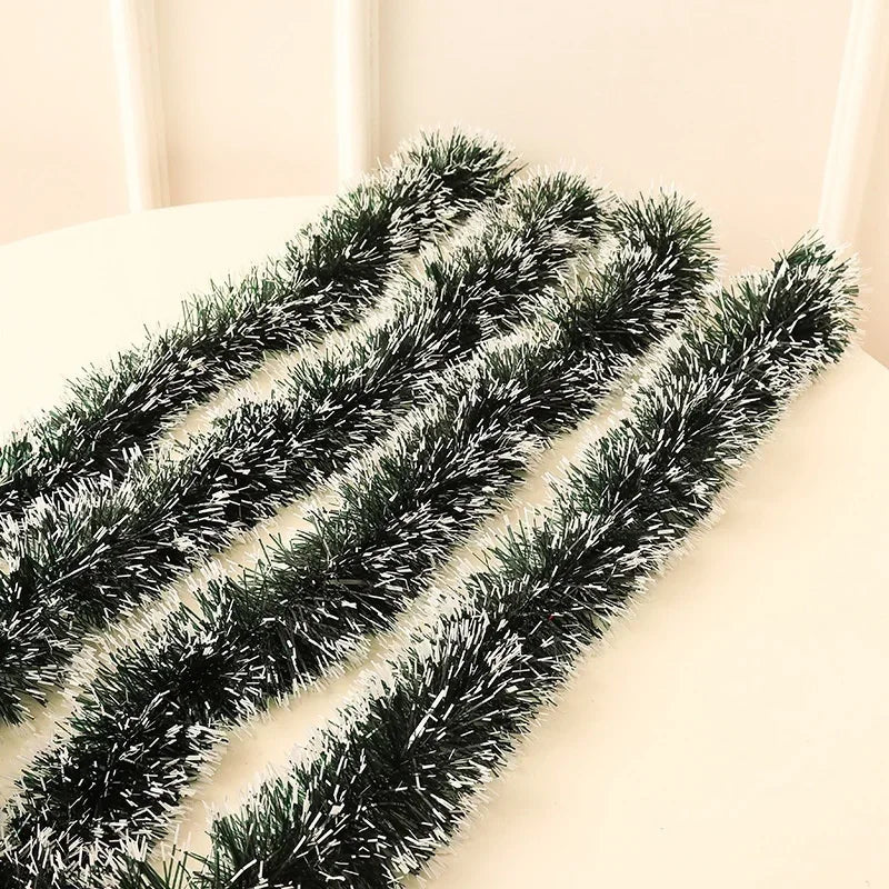 Guirlande de ruban pour décoration de réveillon de noël, 2M, hauts de Bar, arbre de noël, ornements de cuisine, accessoire de décoration pour fête de mariage et noël