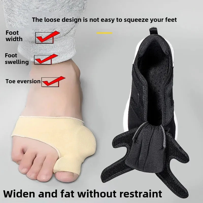 Chaussures pour personnes âgées diabétiques avec fermeture à crochet et boucle pour pieds larges, baskets orthopédiques légères pour œdèmes avec soutien de la voûte plantaire haute