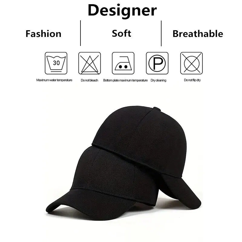 Casquettes de Baseball unisexes en tissu tissé, plaque lumineuse, scellage arrière, chapeaux décontractés réglables pour l'extérieur, chapeau de protection solaire, printemps et automne