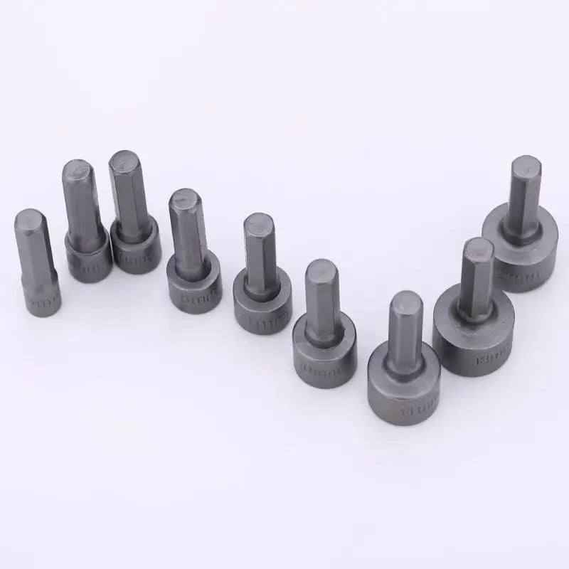 Jeu de Tournevis à Douilles Hexagonales de 5 à 13mm, 9 Pièces/Ensemble, Embouts, Outils