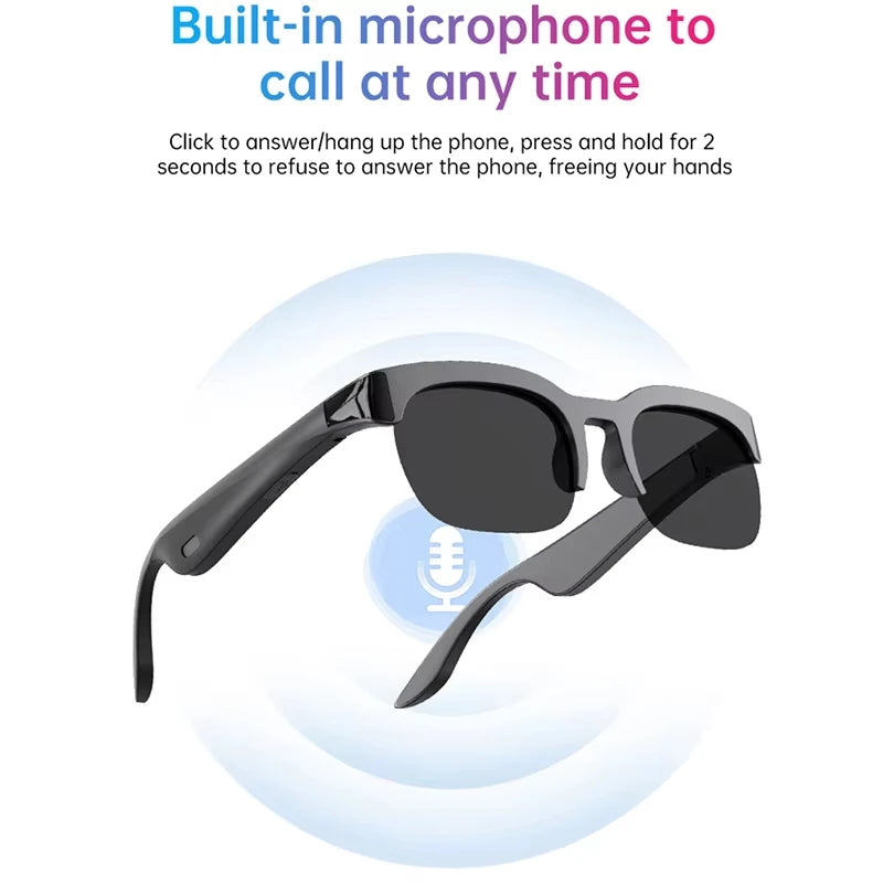 Lunettes Intelligentes Lenovo 2026 : Nouvelle Traduction IA, Conversation Bluetooth, Enregistrement, Écoute Musicale – Lunettes de Soleil Intelligentes pour Hommes et Femmes