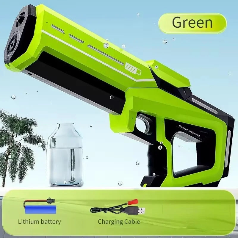 Pistolets à eau électriques de 42 cm pour adultes, haute pression, absorption automatique d'eau, jouets d'été pour la plage et la piscine, cadeaux pour enfants