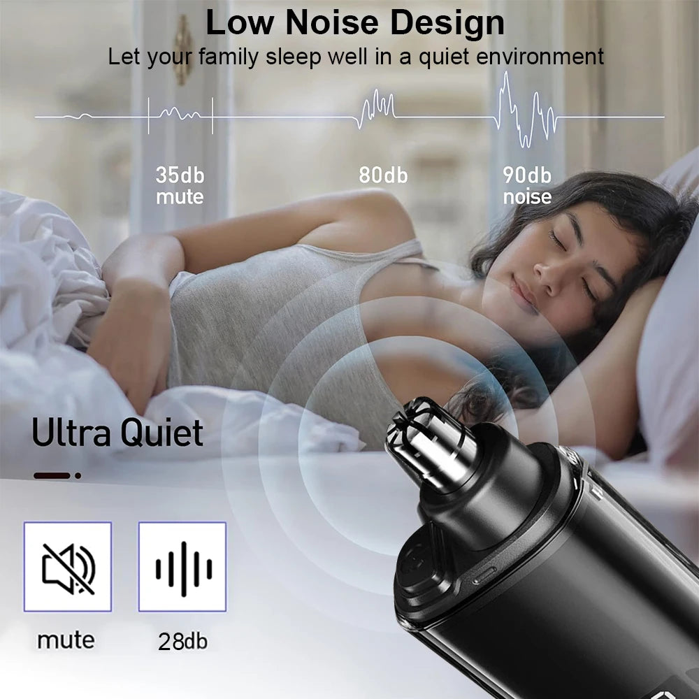 Tondeuse à poils de nez électrique Rechargeable pour hommes, rasoir pour sourcils, Mini tondeuse à cheveux Portable de poche