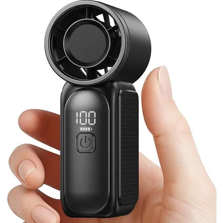 Mini ventilateur portatif 3600mAh, ventilateur turbo de poche haute vitesse pour les voyages en plein air